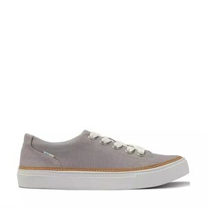 Toms Alex grey casual lace up sneakers womens shoes sz 8.5